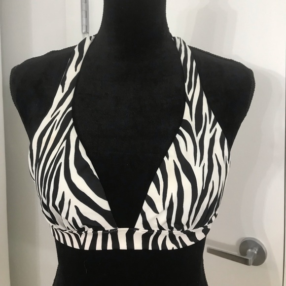 Victoria Secret Zébra Triangle Bikiniu - Picture 3 of 6